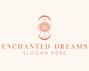 Mystical Fortune Teller Eye logo design