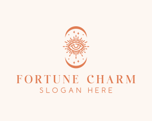 Mystical Fortune Teller Eye logo design