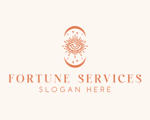 Mystical Fortune Teller Eye logo
