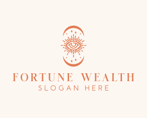 Mystical Fortune Teller Eye logo design