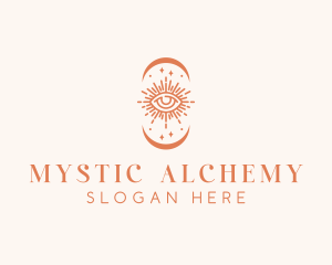 Mystical Fortune Teller Eye logo design