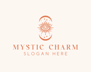 Mystical Fortune Teller Eye logo design