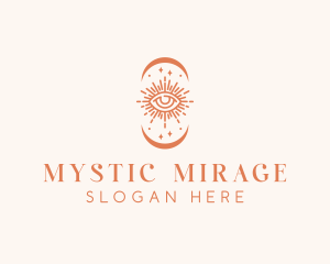 Mystical Fortune Teller Eye logo design