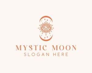 Mystical Fortune Teller Eye logo design