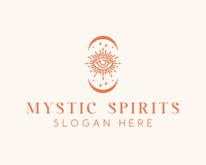 Mystical Fortune Teller Eye logo design