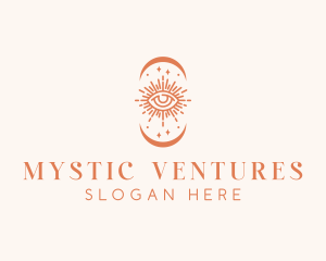 Mystical Fortune Teller Eye logo design