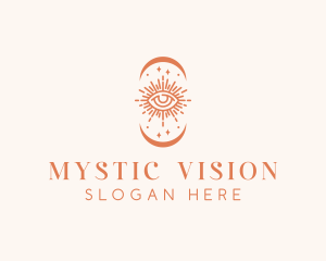 Mystical Fortune Teller Eye logo design