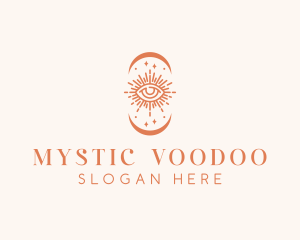 Mystical Fortune Teller Eye logo design