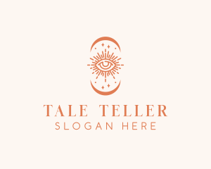 Mystical Fortune Teller Eye logo design