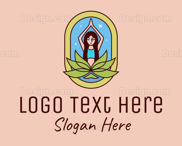 Lotus Yoga Instructor Logo