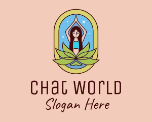 Lotus Yoga Instructor  logo design