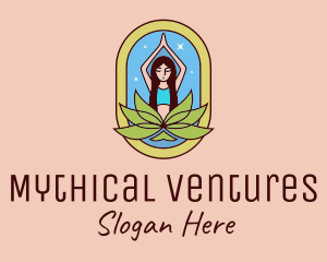 Lotus Yoga Instructor  logo design