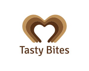 Brown Heart logo design