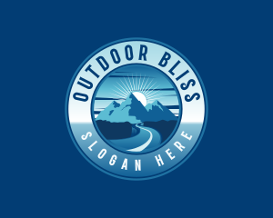 Mountain Outdoor Travel logo design