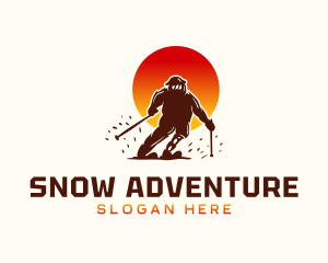 Skiing Snowboarding Paralympic logo