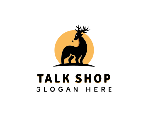 Wild Elk Sun logo design