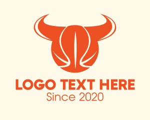 Pride - Orange Basketball Horns logo design