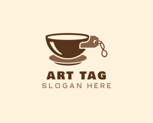 Coffee Mug Price Tag logo design