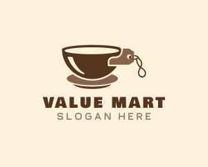Coffee Mug Price Tag logo design