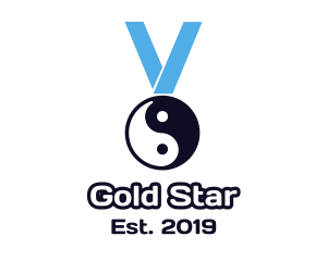 Chinese Yin & Yang Medal logo