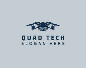 Quadrotor Drone Videography logo design