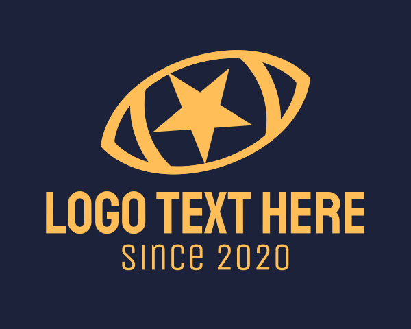 Yellow logo example 1