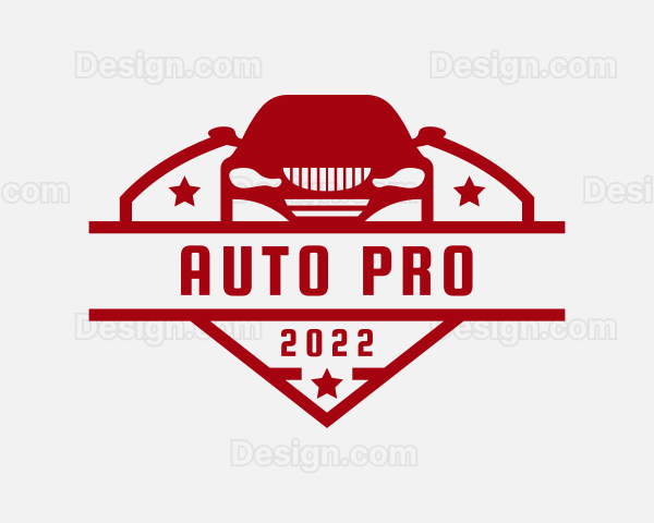 Auto Racing Vehicle Logo