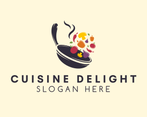 Healthy Fresh Cuisine logo design