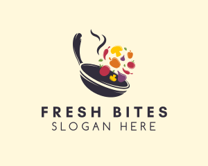 Healthy Fresh Cuisine logo design