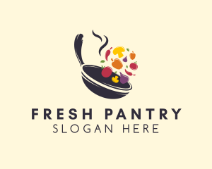 Healthy Fresh Cuisine logo design