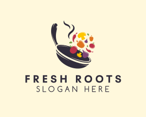 Healthy Fresh Cuisine logo design