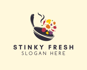 Healthy Fresh Cuisine logo design