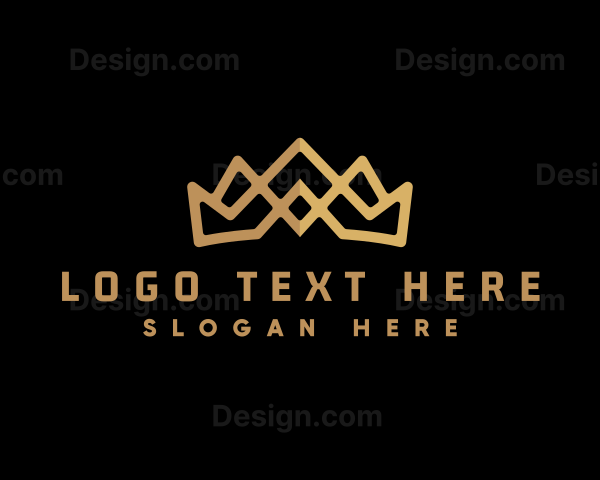 Gold King Crown Logo