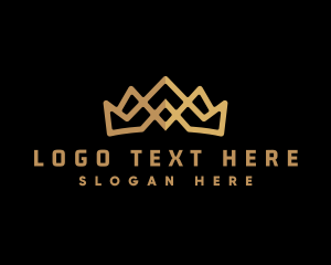 King - Gold King Crown logo design