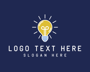 Light Bulb Idea logo