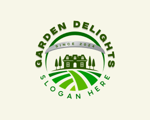 Garden Lawn Landscaper logo design