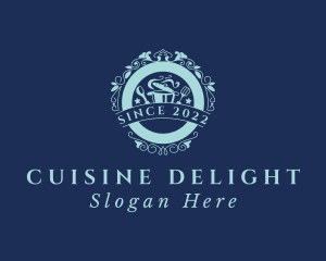 Cuisine Kitchen Cooking logo design