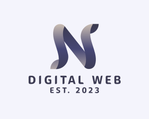 Web Developer Letter N Business logo