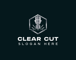 Industrial Laser Cutter logo design