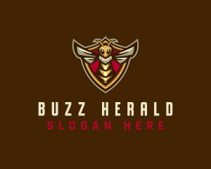 Bee Sting Shield logo design