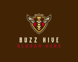 Bee Sting Shield logo design