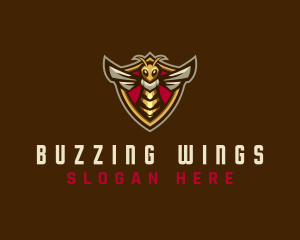 Bee Sting Shield logo design