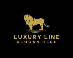 Luxury Lion Deluxe logo design