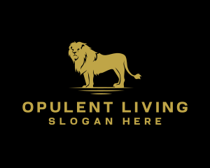 Luxury Lion Deluxe logo design