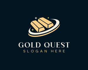 Gold Bar Rich logo design