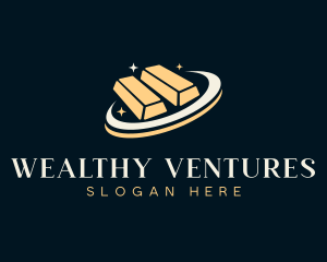 Gold Bar Rich logo design