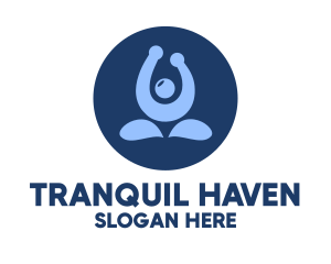 Blue Yoga Trainer logo