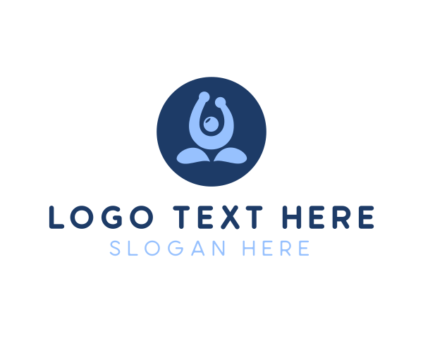 Blue Yoga Trainer logo