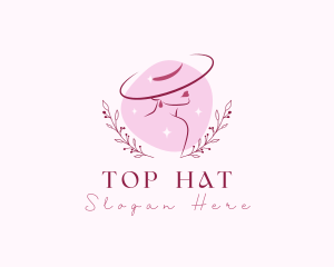 Hat Beauty Fashion logo design