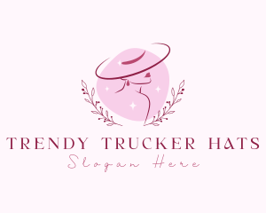 Hat Beauty Fashion logo design